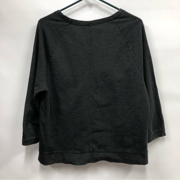 Victoria’s Secret charcoal sweater small sequins distressed - Picture 2 of 12